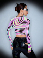 Full Print Glow-In-The-Dark Round Neck Top SS24-FD